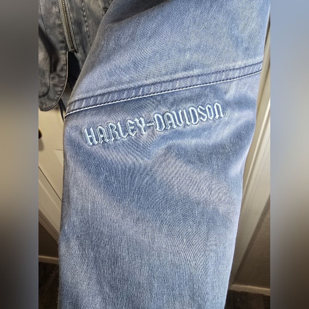 Harley-Davidson Blue Denim Jacket - Picture 9 of 16